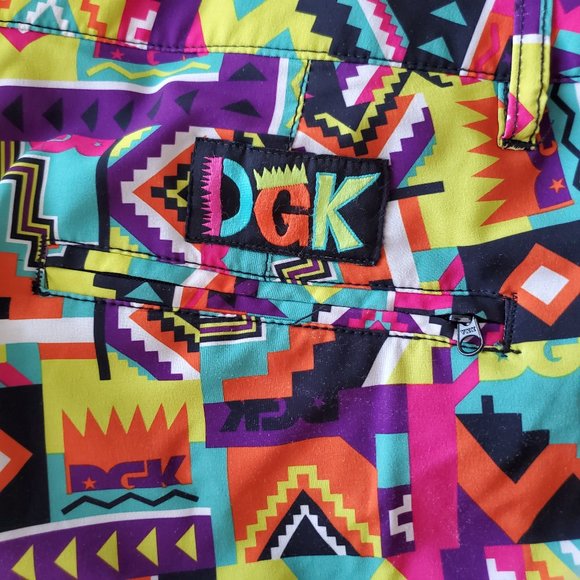 DGK Skateboarding Size 34 Men's Shorts Neon Loud - Picture 4 of 14